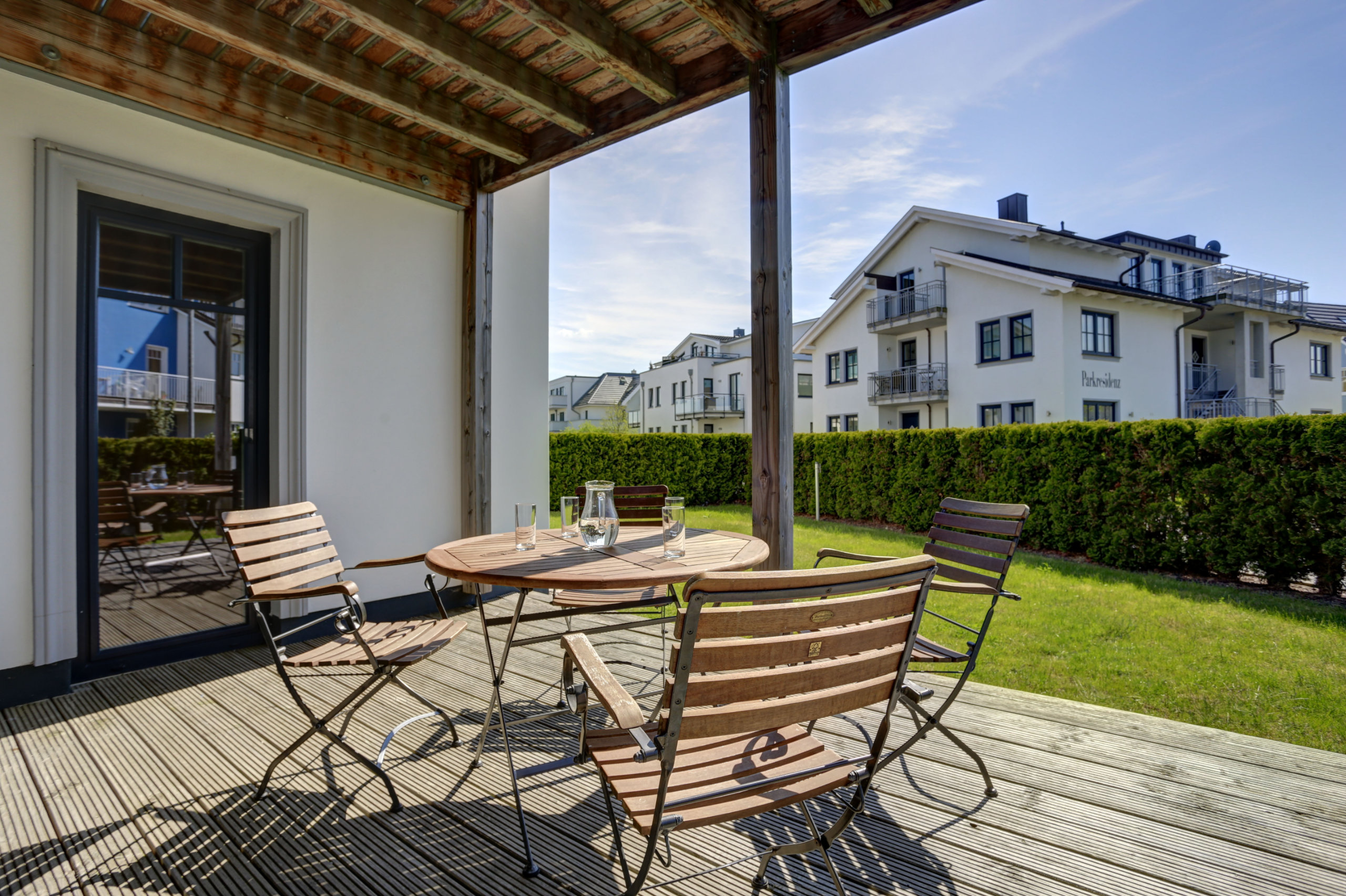 Terasse Strandvilla FeWo1