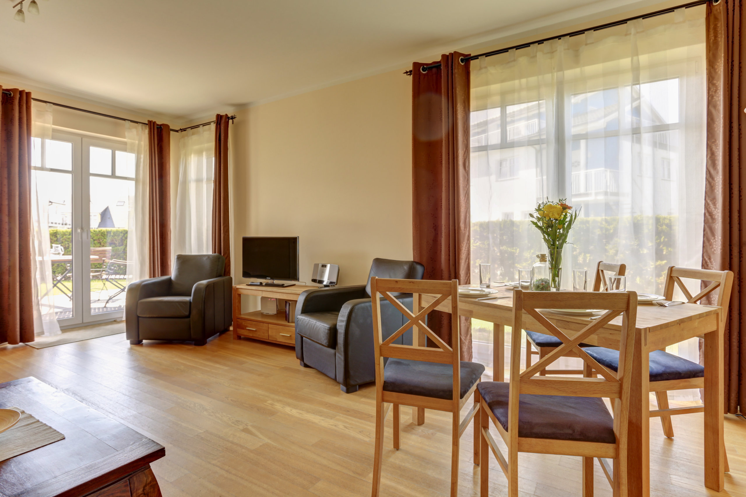 Terasse Strandvilla FeWo1