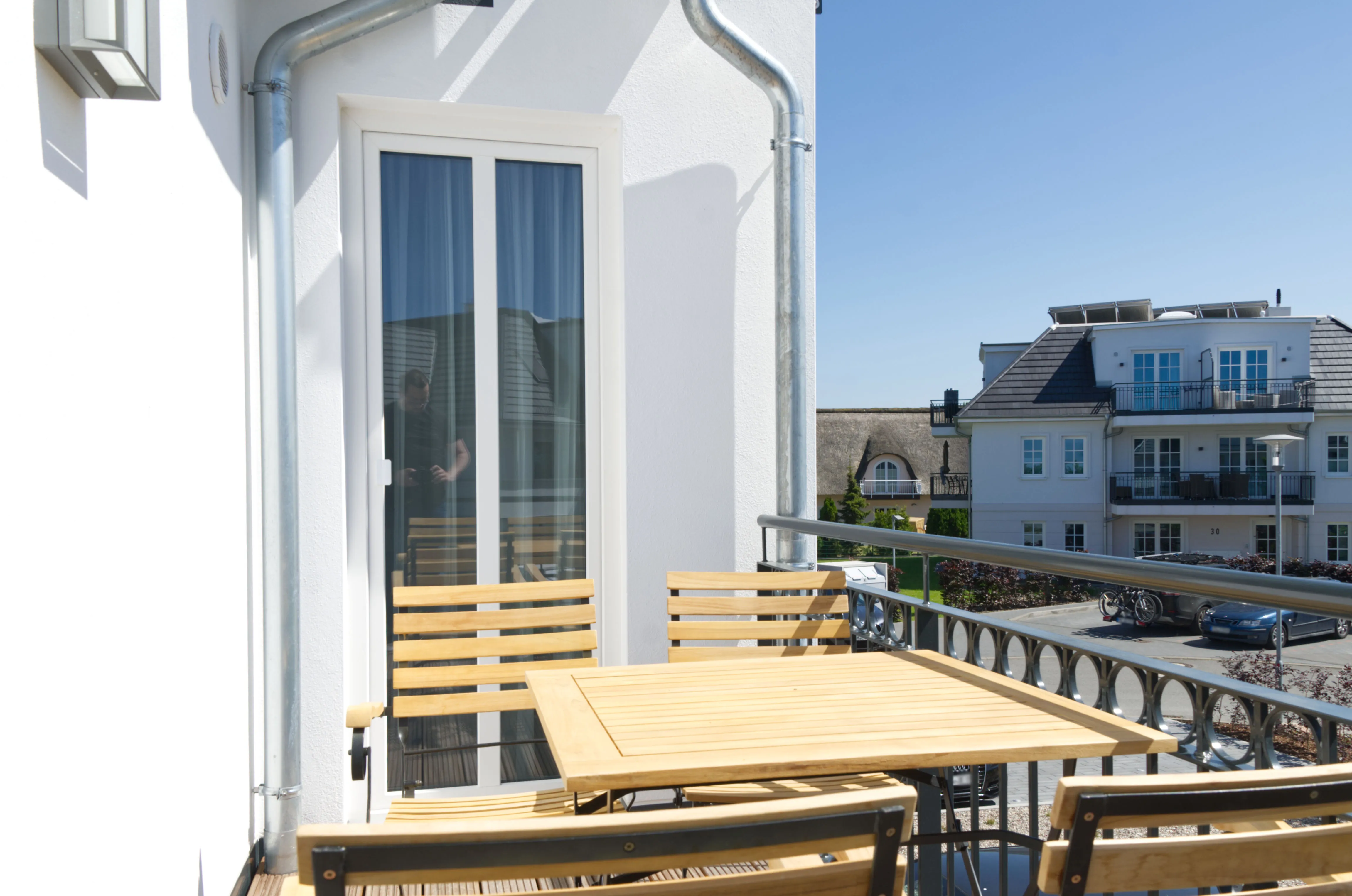 Insel Fewo1 Balkon